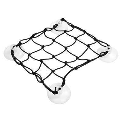 YONGZURA Surfboard Storage Net | 4 Suction Cups for Life Jackets, Phones & Water Bottles | Nylon Rope Mesh Deck Bag | Quick-Drying Design for Paddleboards and Kayaks