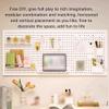Metal Pegboards, Versatile Wall Organizer for Home, Office, Craft Room, Kitchen, and Garage view 4