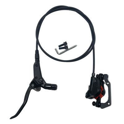 1-Piece Hydraulic Disc Brake Set for Mountain Bikes, 1400 mm Rear Brake, Dual-Piston System (Type A)