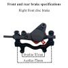 1-Piece Hydraulic Disc Brake Set for Mountain Bikes, 1400 mm Rear Brake, Dual-Piston System (Type A) view 3