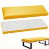 WLXFF Leather Bench Cushion, Waterproof, Non-Slip, 140 × 45 × 5 cm, No. 14 view 1