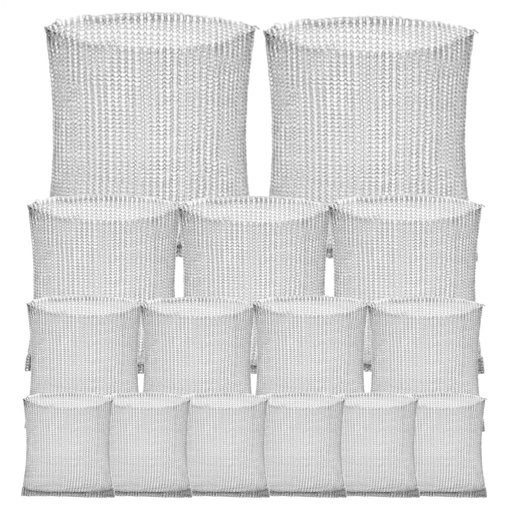 15-Piece Stainless Steel Mesh Root Protection Covers