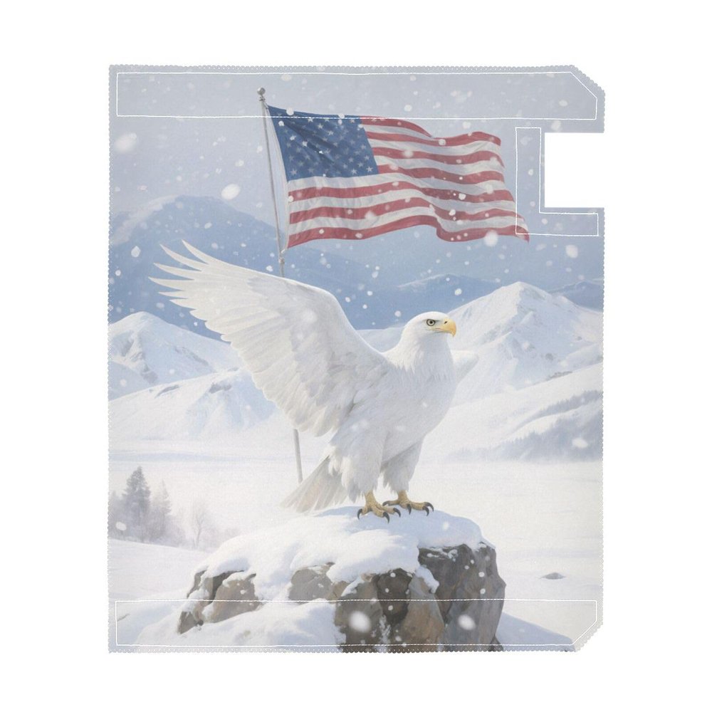 Decorative US Flag Mailbox Cover, Magnetic, Standard Size