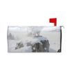 Decorative US Flag Mailbox Cover, Magnetic, Standard Size view 2