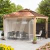 Transparent Tarp with Grommets, 2.5 x 4.4 m, Foldable, Tear-Resistant, Weatherproof view 2