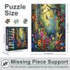 1000-Piece Adult Puzzle: Birds and Butterflies in the Forest, 50.5 x 70.5 cm view 3