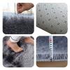 Hearda Shaggy Round Area Rug, Soft High-Pile Plush Carpet with Non-Slip Backing, Dark Gray A, 60 cm view 2