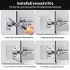 Hinge Repair Plates, 10-Pack, with 60 Stainless Steel Screws view 4