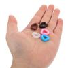 BAZEITFLOW 10 Pairs Non-Slip Glasses Ear Holders, Soft Silicone Heart-Shaped Ear Hooks, Various Colors, Ergonomic for Sunglasses and Sports Glasses view 3