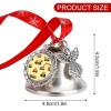 Truck Excavator Christmas Tree Ornaments, Metal Hanging Bells view 2