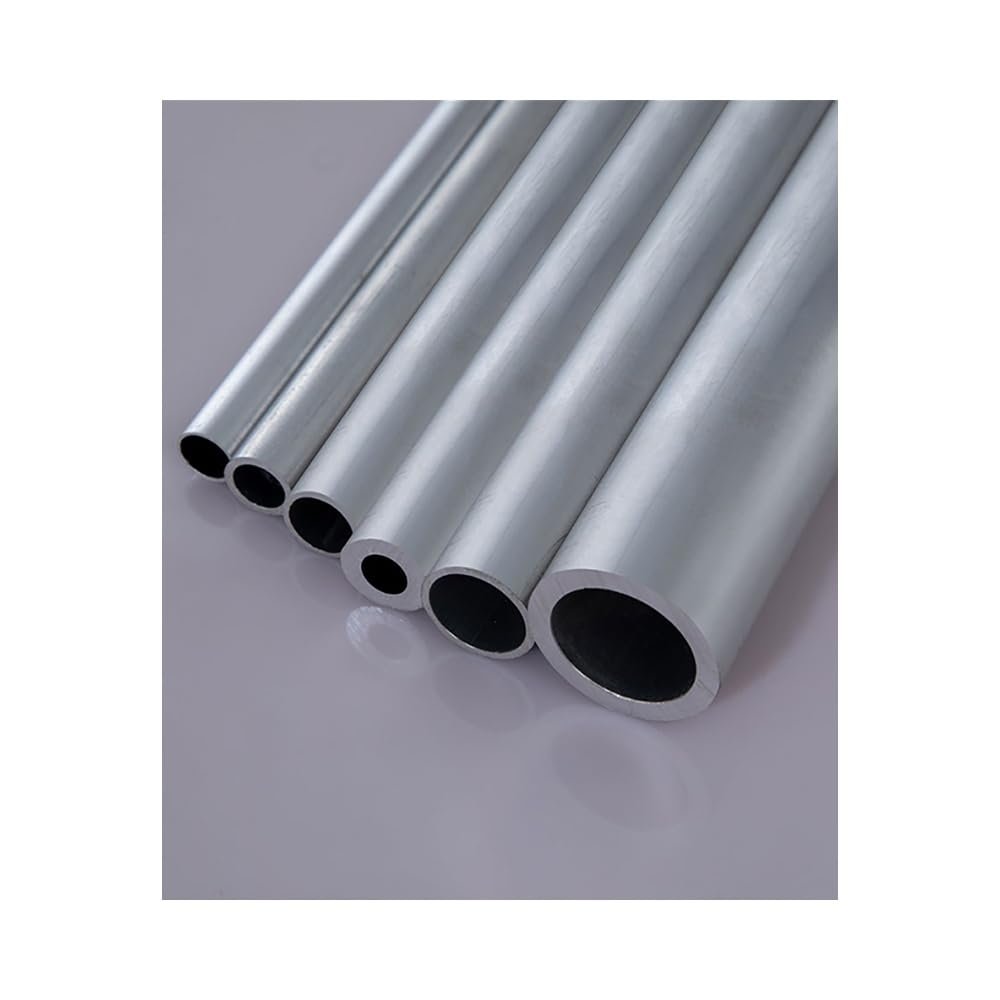 6063 Aluminum Alloy Round Tube, 2.5 mm Wall Thickness, 300/500 mm Length, 1 Piece (OD 30 × ID 25 mm, 500 mm)