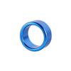 Chicken Leg Identification Rings, 20-Piece Set, Aluminum, Blue, 10 × 6 mm view 1