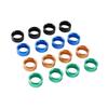 Chicken Leg Identification Rings, 20-Piece Set, Aluminum, Blue, 10 × 6 mm view 2
