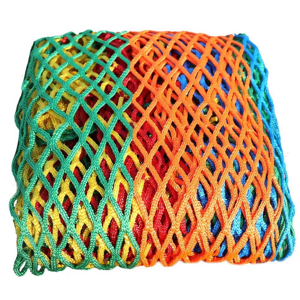 WXQTM Stadium Edge Protection Net, High Load Capacity, Knotless Polyester Rope Net, Suitable for Playgrounds, 0.8 x 3 m (2.6 x 9.8 ft)