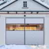 Generic Winter Insulated Magnetic Garage Door Curtain, Gray, W183 x H259 cm view 1