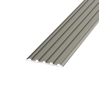 130/140 cm Stair Edge Profile for Indoor Use, Non-Slip Aluminum Stair Nosing Protector (Champagne, 150 cm/59 in)