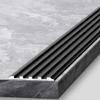 130/140 cm Stair Edge Profile for Indoor Use, Non-Slip Aluminum Stair Nosing Protector (Champagne, 150 cm/59 in) view 2