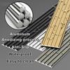 130/140 cm Stair Edge Profile for Indoor Use, Non-Slip Aluminum Stair Nosing Protector (Champagne, 150 cm/59 in) view 3