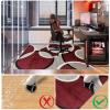 XUEGAIXIA Office Chair Floor Protection Mat, Scratch-Resistant Chair Mat for Hard Floors, 35.4 x 55.1 in view 2