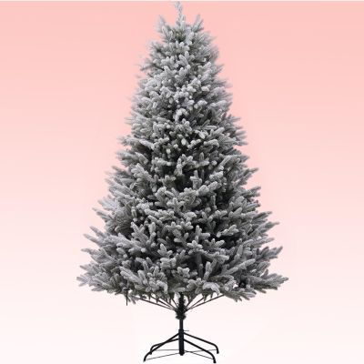 Flocked Artificial Christmas Tree, Realistic, Foldable, 5 ft