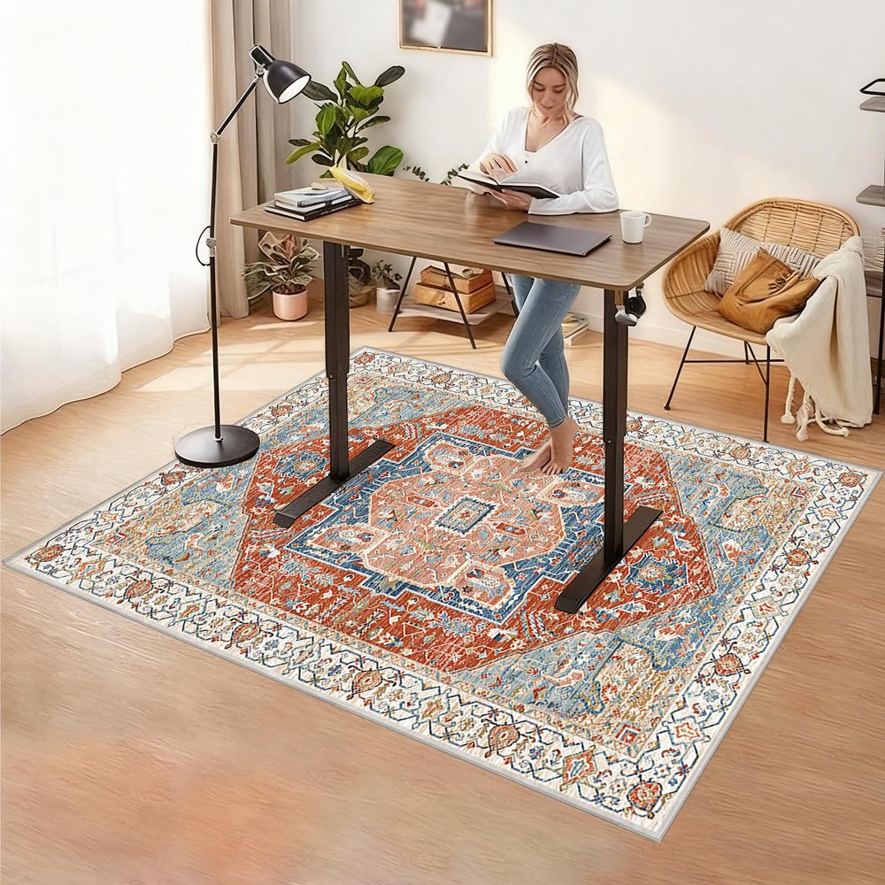 XUEGAIXIA Office Chair Floor Protection Mat, 150 x 180 cm