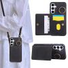 Rosbtib Leather Case for Samsung Galaxy A24 2023 6.5", Black view 1