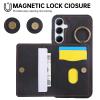 Rosbtib Leather Case for Samsung Galaxy A24 2023 6.5", Black view 4