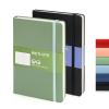 WETLOTE A5 Hardcover Notebook, 212 Pages, Elastic Band, Bookmark, Back Pocket, Mint Green and Black view 1