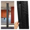 ERRULAN Basketball Pole Padding for Round Metal Poles, Adjustable, Thick All-Weather Impact Cushion, Black, H 7 ft/2.1 m, Dia. 10 in/25.5 cm view 1