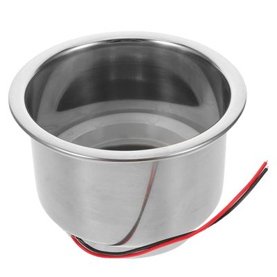 SOPOTUTU Stainless Steel Cup Holder for Boats and Yachts, Silver