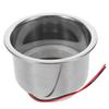 SOPOTUTU Stainless Steel Cup Holder for Boats and Yachts, Silver view 1