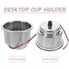 SOPOTUTU Stainless Steel Cup Holder for Boats and Yachts, Silver view 3