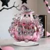 Doiyislem Halloween Table Decorations, 4-Piece 2D Acrylic Ghost Pumpkin Car Decor view 2