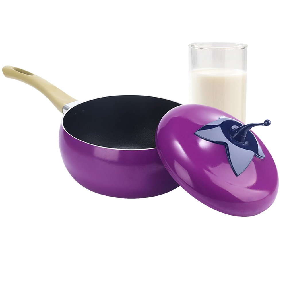 Multipurpose Nonstick Soup Pot with Lid, Fruit-Shaped