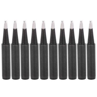 10 Soldering Iron Tips, Black Internal Heating, 900M-T-1.6D for 936/937/938 Series