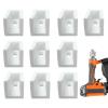 Generic Air Tool Holder, 10-Pack, Space-Saving Organizer view 1