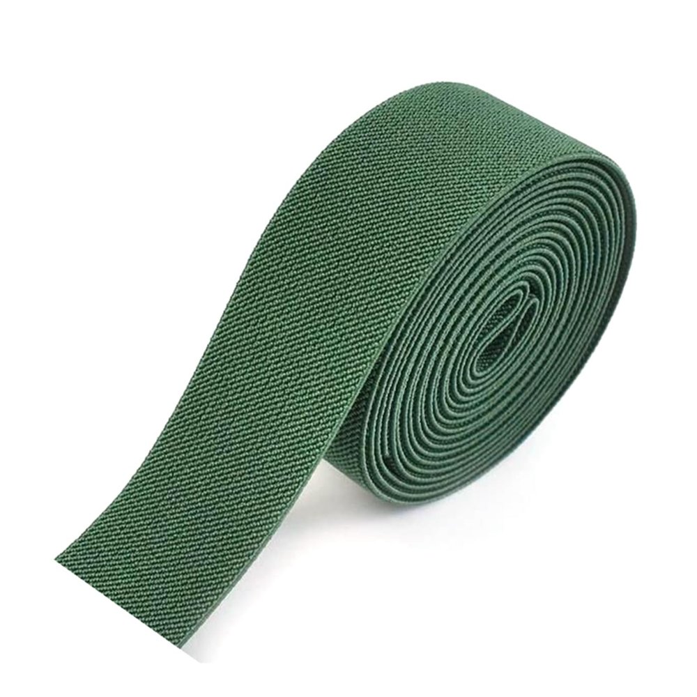Wide Sewing Elastic Band, 5 m, Colorful Nylon Webbing (1050 mm), Red, 10 mm (Green, 50 mm)