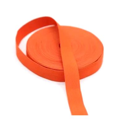 Wide Sewing Elastic, 5 m, 20 mm Flat Elastic, Red (Orange)