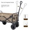 LOKLNEYK Portable Folding Outdoor Utility Wagon, Black view 4