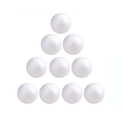 White Round Foam Balls, Mini Styrofoam Balls, 1 cm, 1.5 cm, 2.5 cm, 3 cm, 4 cm, 20 pcs