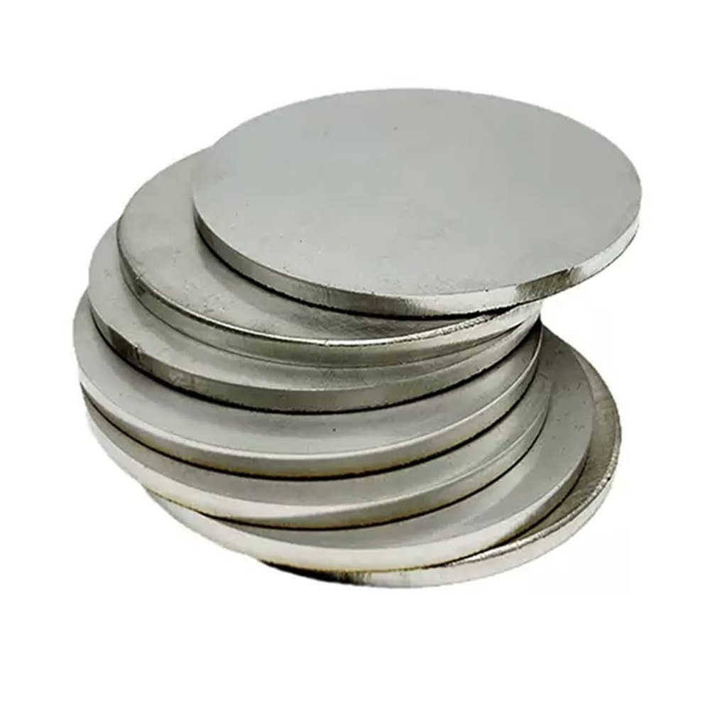Round 316L Stainless Steel Plate, 50–300 mm Diameter, 3 mm Thick (250 mm × 3 mm, 1 pc)