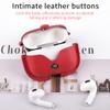 CasurvivePro Business PU Leather Case for Samsung Galaxy Buds Live/FE/Buds2/Pro, Anti-Drop Retro Case, Black view 2