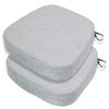 UWOBTN 2/4/6-Piece Chair Cushion Set, 40 x 38/43 x 40/43 x 42 cm, with Ties, Non-Slip, Washable view 1