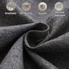 UWOBTN 2/4/6-Piece Chair Cushion Set, 40 x 38/43 x 40/43 x 42 cm, with Ties, Non-Slip, Washable view 4
