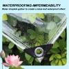 Clear Outdoor Tarp 2.4 x 3.6 m, 400 g/m² Waterproof PVC, White view 3
