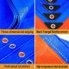 Waterproof PE Tarp 400 x 440 cm, 200 g/m², with 5 m Rope view 2