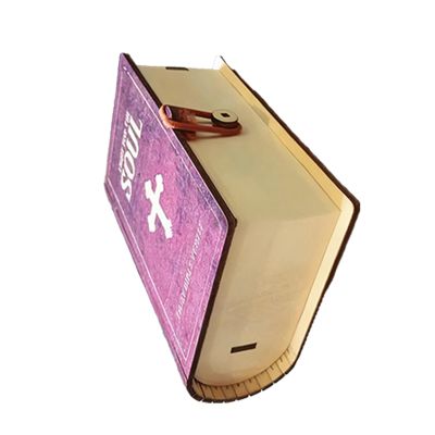 Wooden Bible Verse Card Box for Daily Inspiration