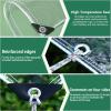 Transparent Tarp with Grommets, 200 x 750 cm, Waterproof and UV-Resistant view 3