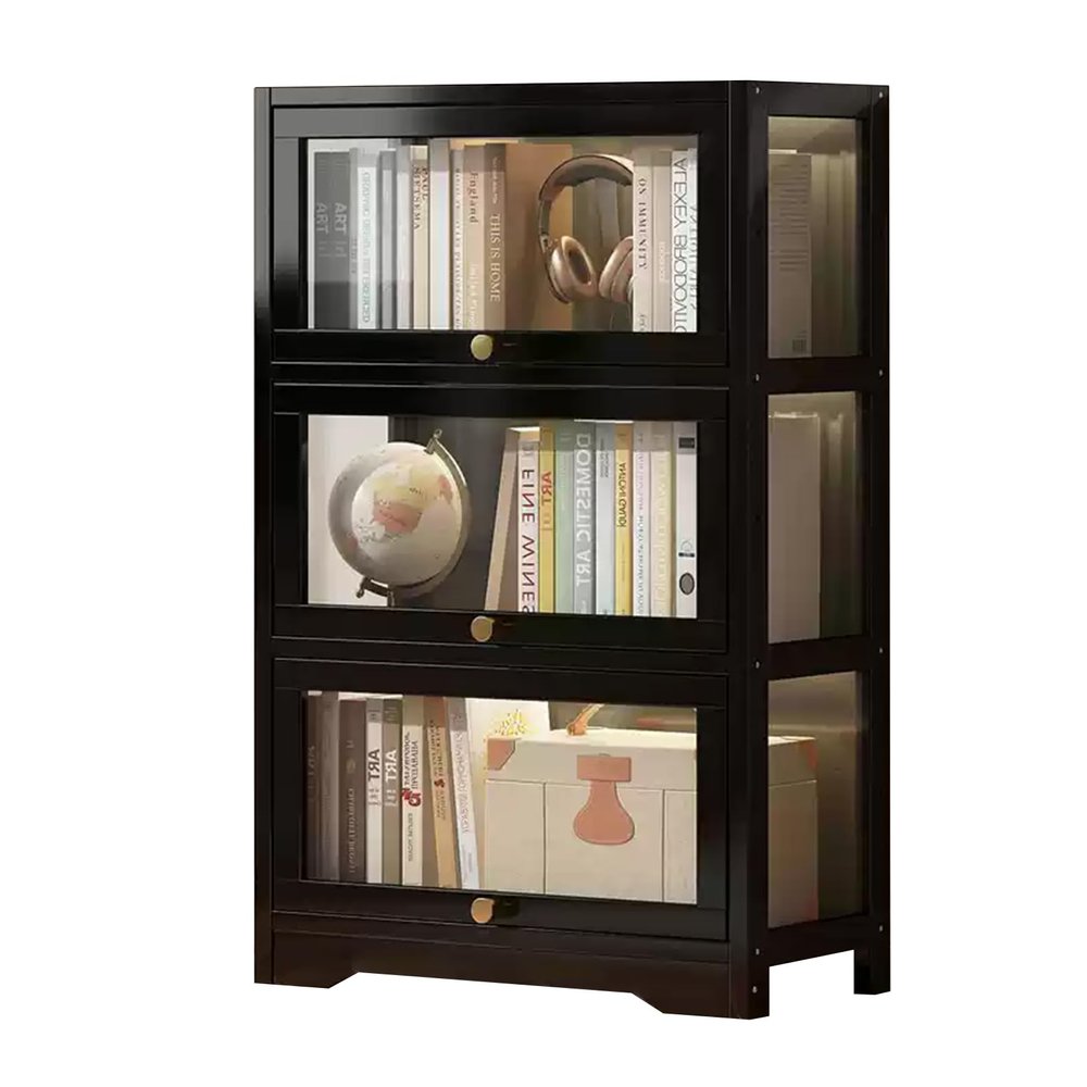Display Cabinet for Children's Playrooms and Bedrooms, High-Gloss Acrylic, 3 Tiers
