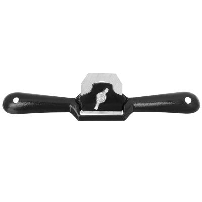 9-Inch Adjustable Spokeshave, Manganese Steel, Black and White